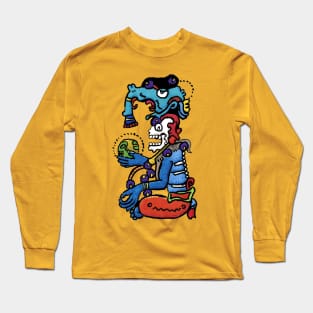 Mayan Death God Long Sleeve T-Shirt